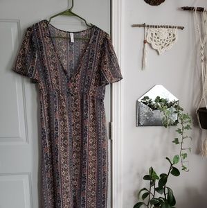 Xhilaration sheer maxi dress